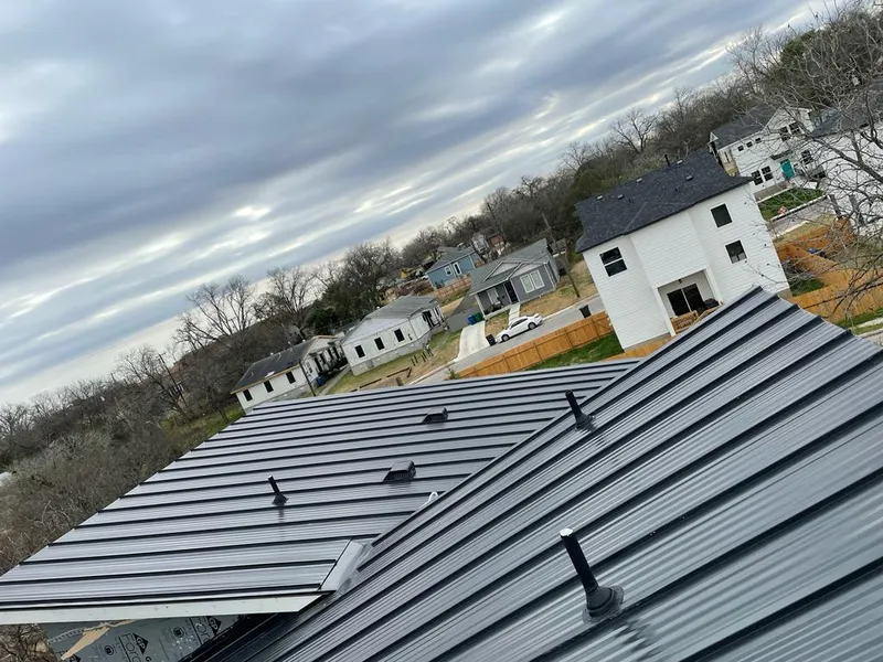 Standing seam metal roof panels with vents for Skylight Repair in Obetz